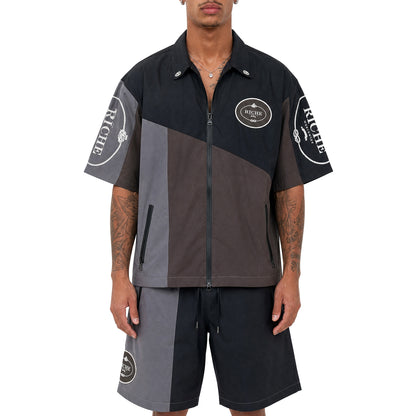 Monoblock jacket short set