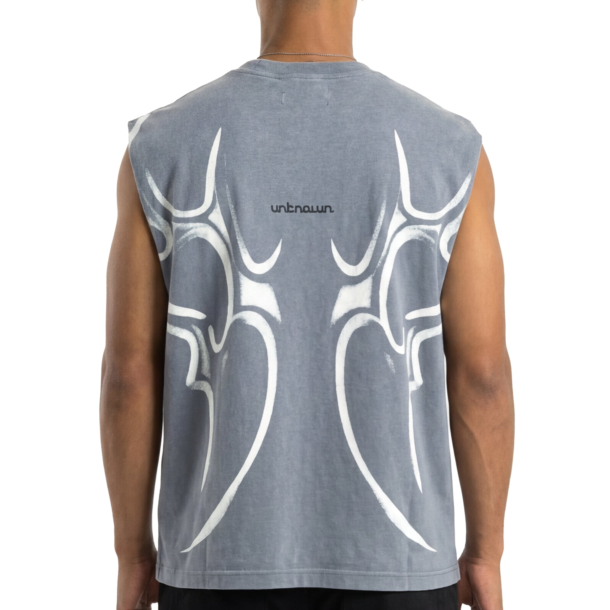 Printed sleeveless tee by Unknown - 7 | Vie+Riche