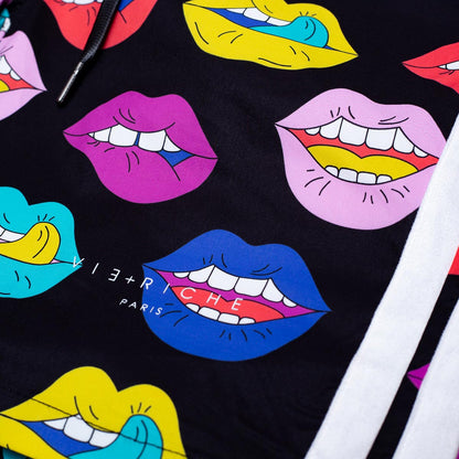 Riche Love Lips Graphic Board Short for Men