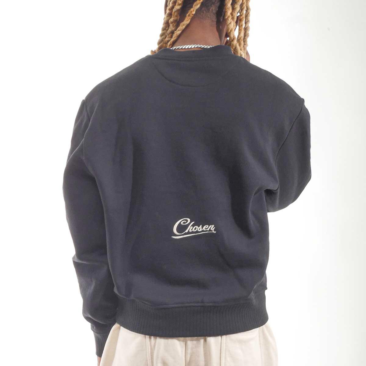 Pocketed washed frame crew