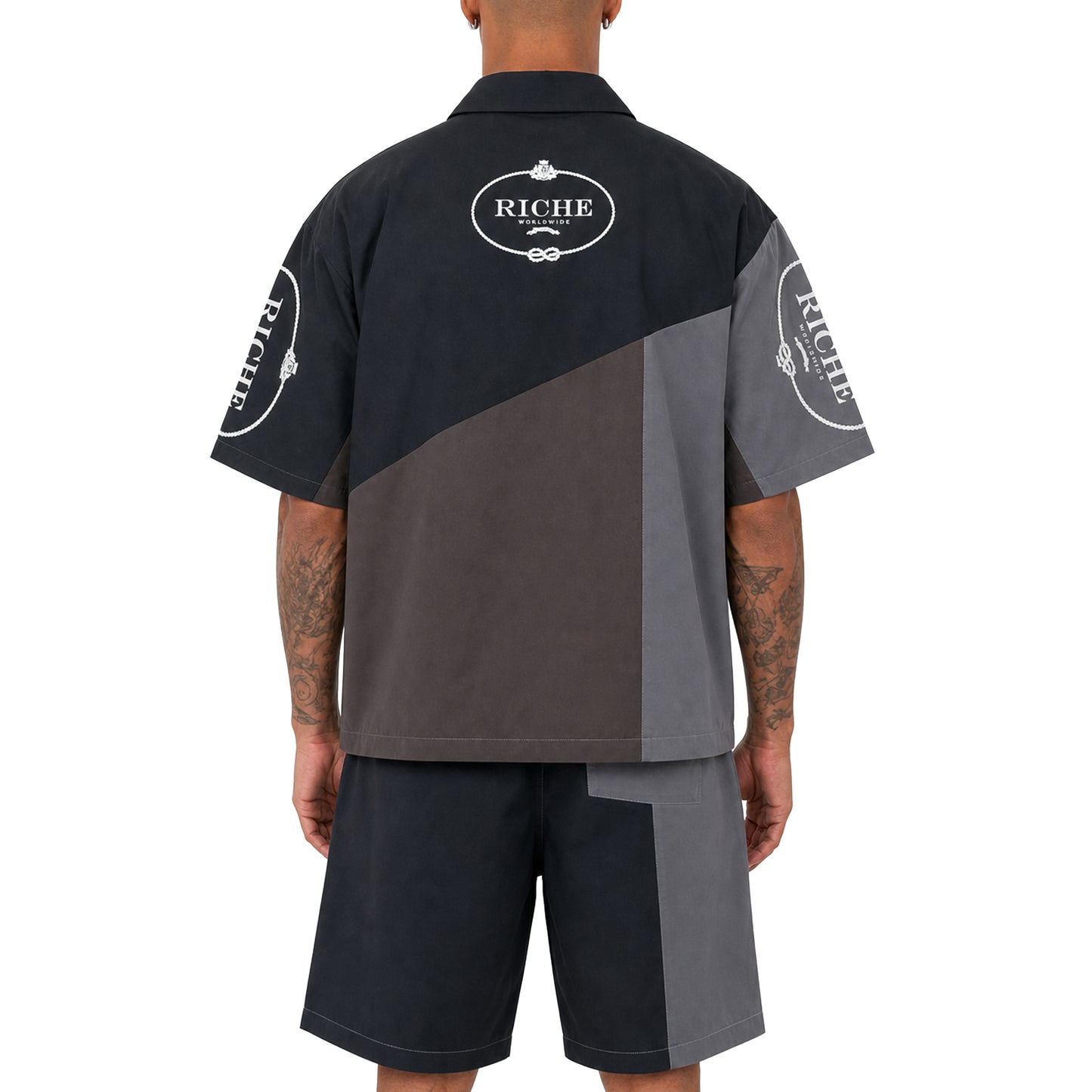 Monoblock jacket short set