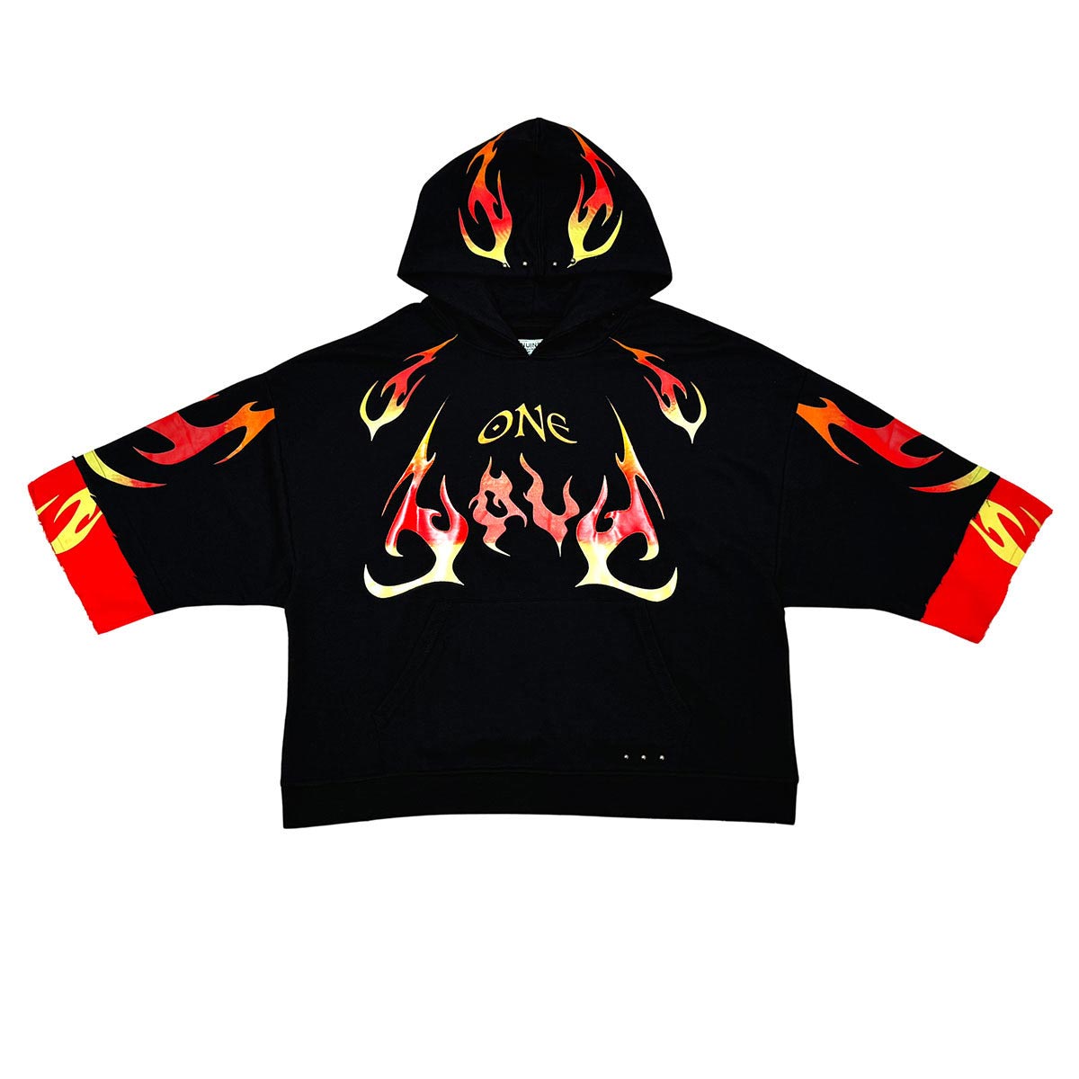 One love short sleeve hoodie