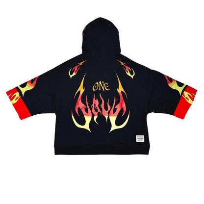 One love short sleeve hoodie