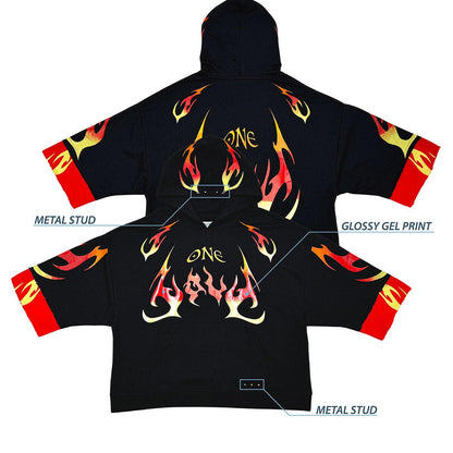 One love short sleeve hoodie