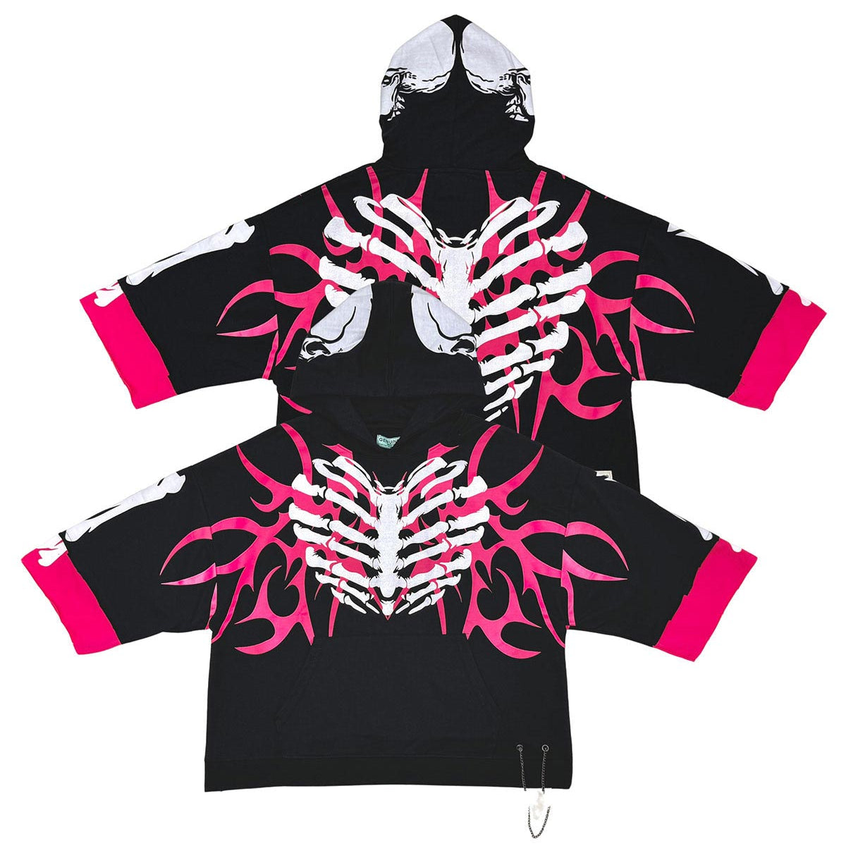 Xray short sleeve hoodie