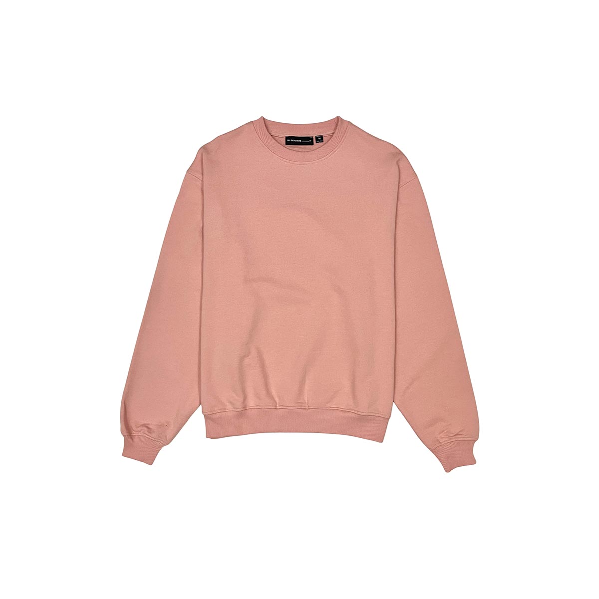 French terry crewneck sweater