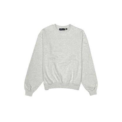 French terry crewneck sweater