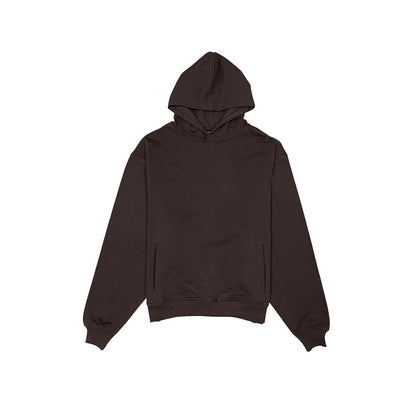 French terry drop shoulder hoodie