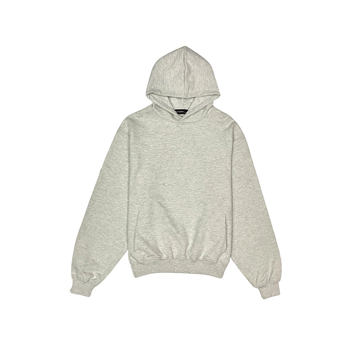 French terry drop shoulder hoodie