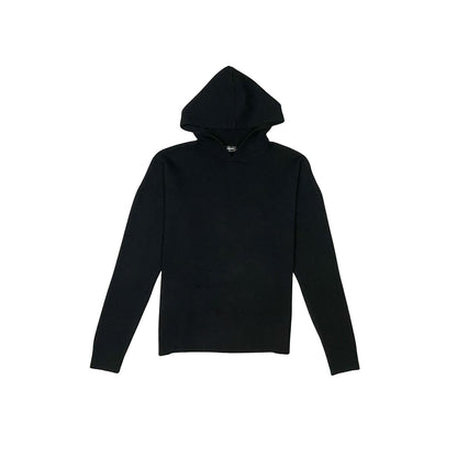 Viscos poly double knit sweater hoodie