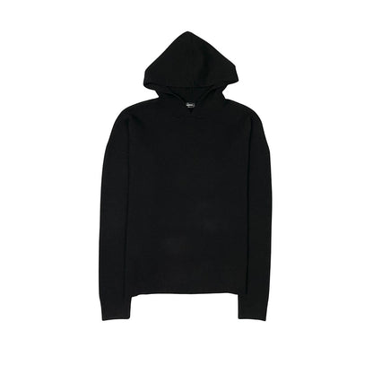 Viscos poly double knit sweater hoodie