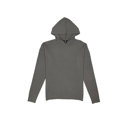Viscos poly double knit sweater hoodie
