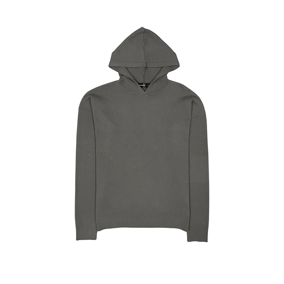 Viscos poly double knit sweater hoodie