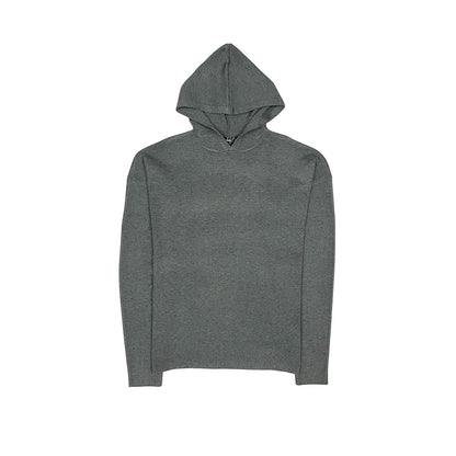 Viscos poly double knit sweater hoodie