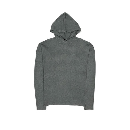 Viscos poly double knit sweater hoodie