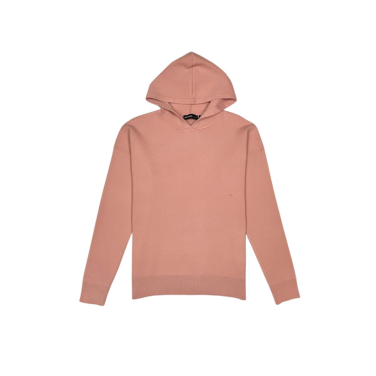Viscos poly double knit sweater hoodie