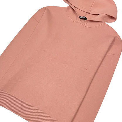 Viscos poly double knit sweater hoodie