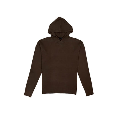 Viscos poly double knit sweater hoodie