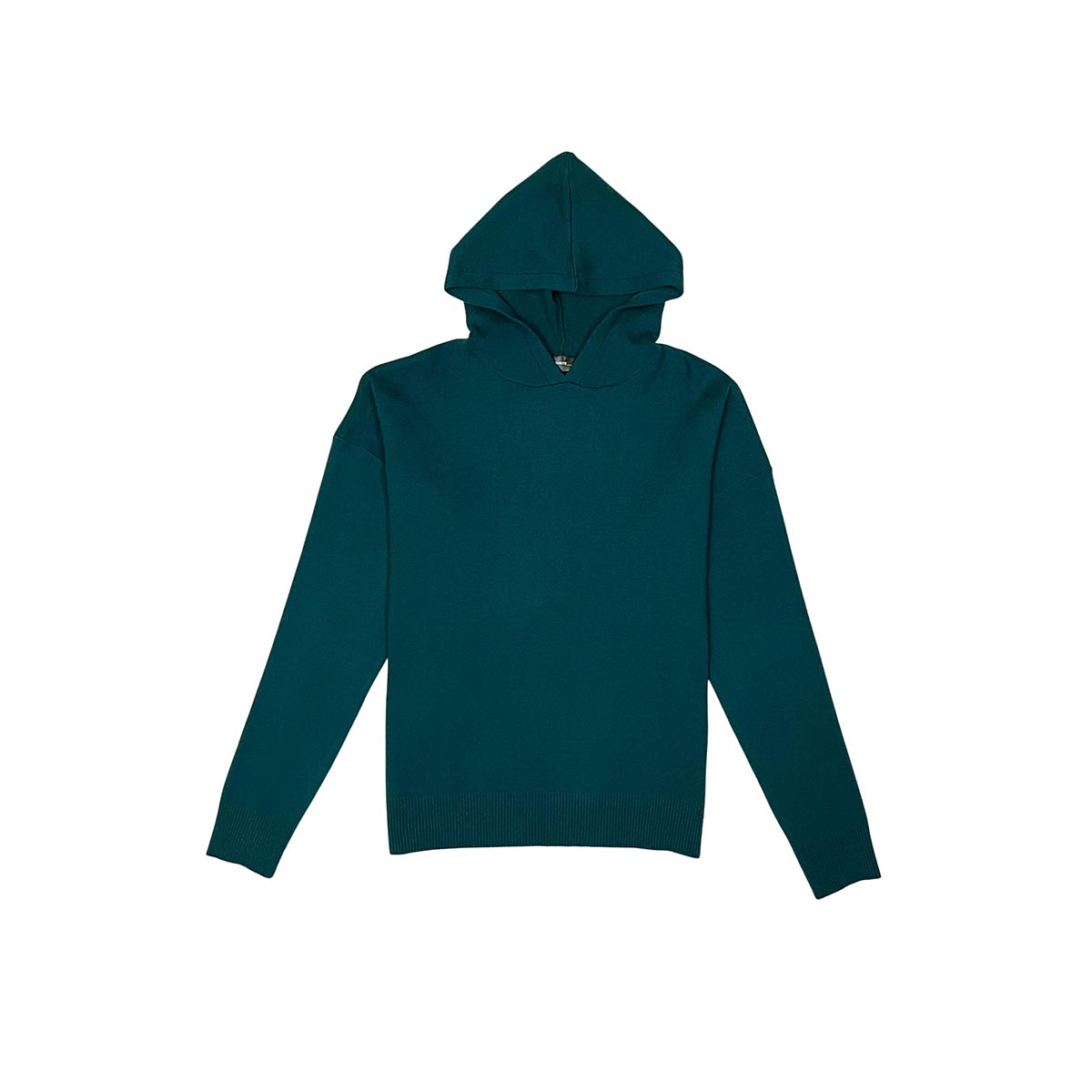 Viscos poly double knit sweater hoodie
