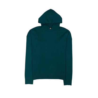 Viscos poly double knit sweater hoodie