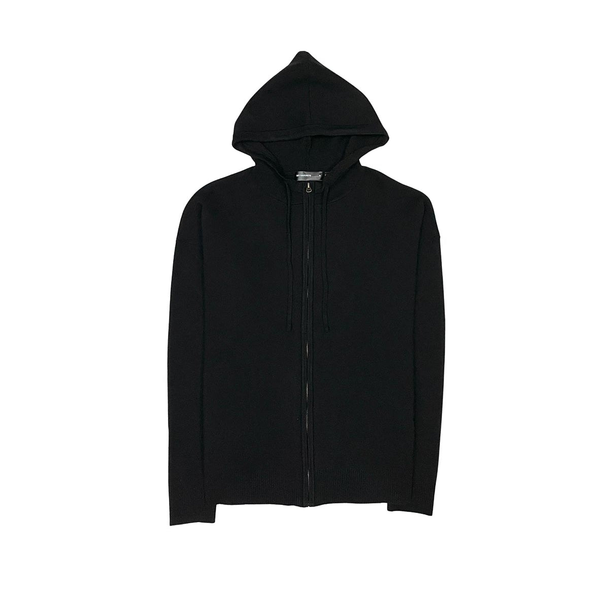 Viscos poly double knit zip up hoodie
