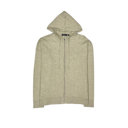 Viscos poly double knit zip up hoodie