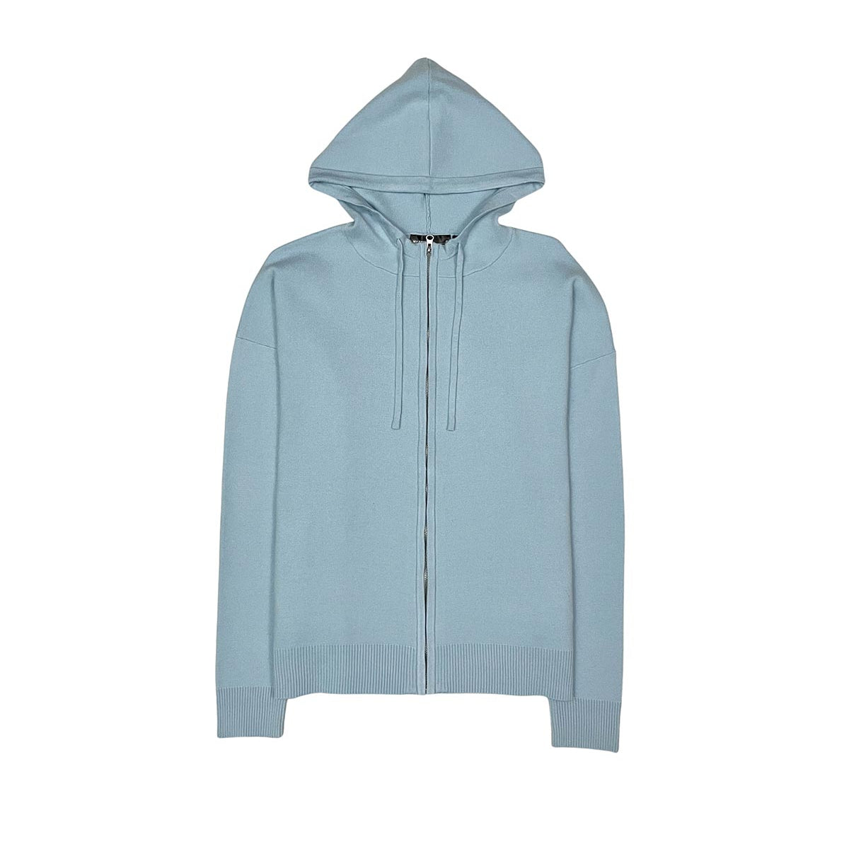 Viscos poly double knit zip up hoodie
