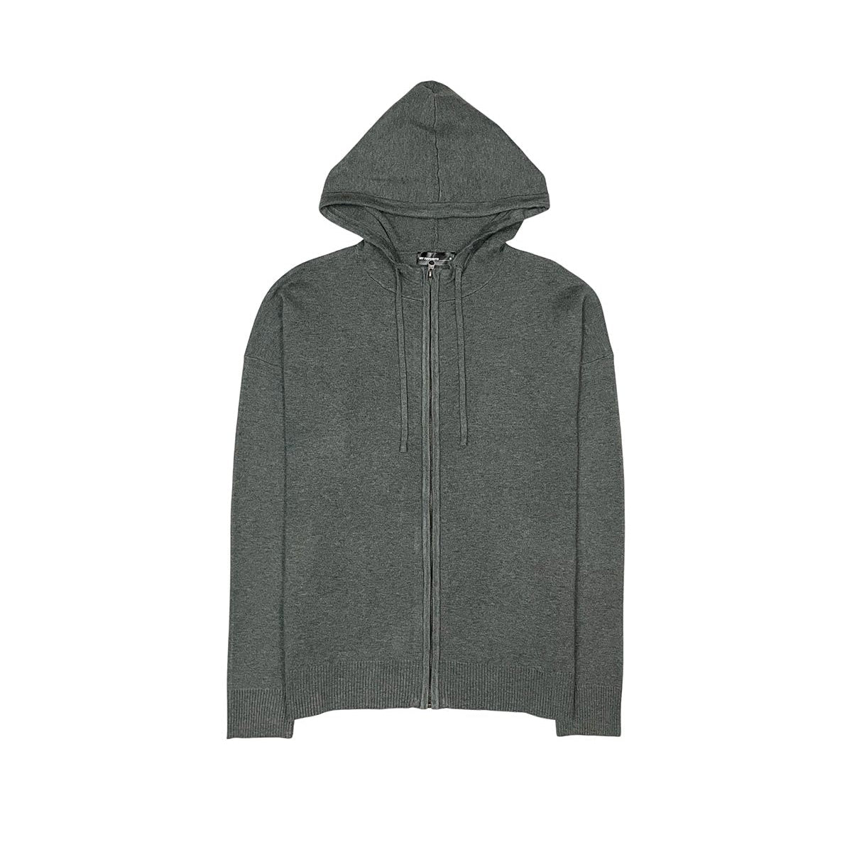 Viscos poly double knit zip up hoodie