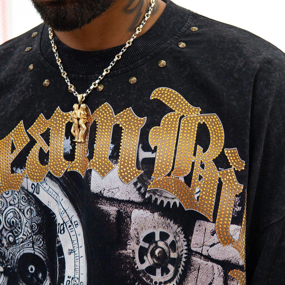 Stray dream big wide & crop fit tee