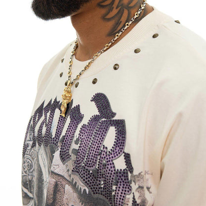 Stray dream big wide & crop fit tee