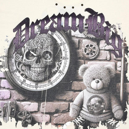 Stray dream big wide & crop fit tee