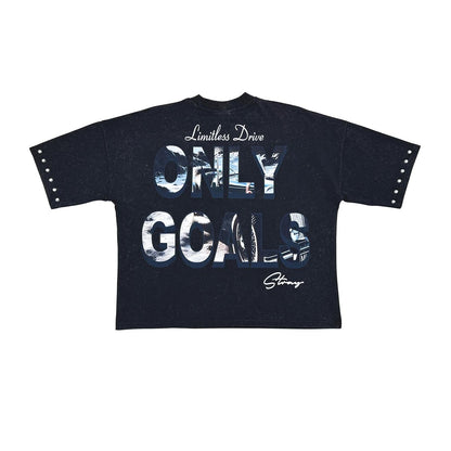 Stray no limits wide & crop fit tee