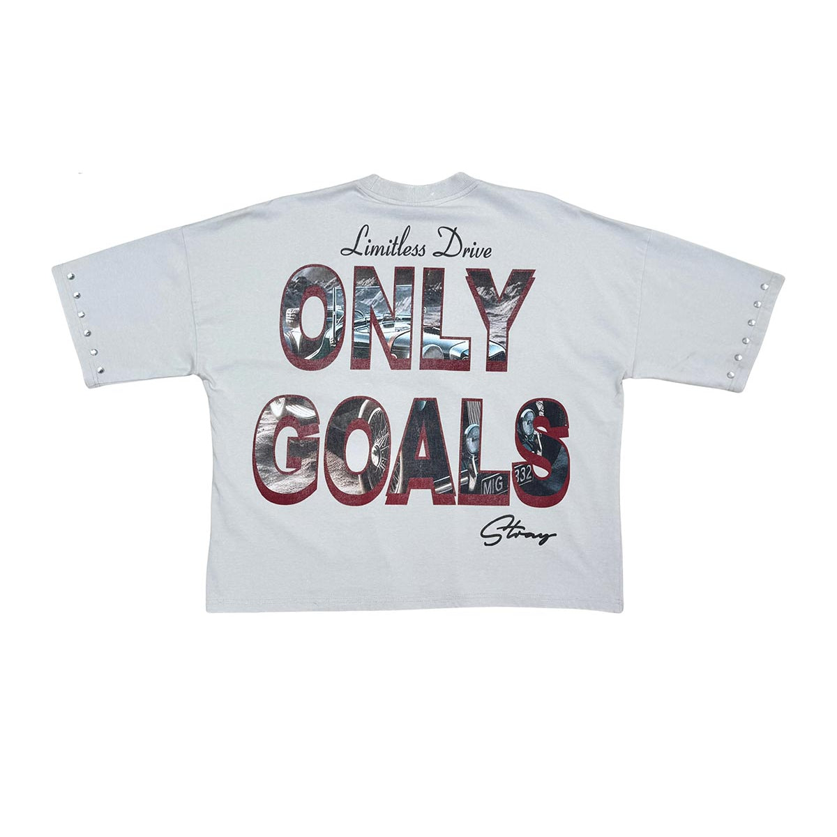 Stray no limits wide & crop fit tee