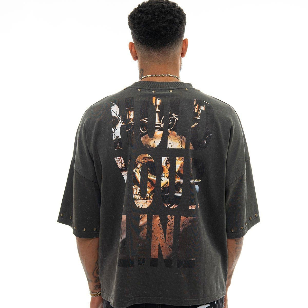 Stray stand ground wide & crop fit tee