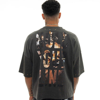 Stray stand ground wide & crop fit tee