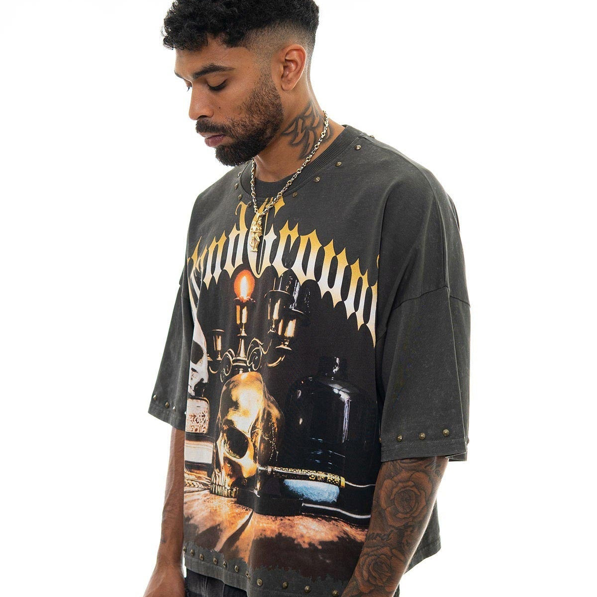 Stray stand ground wide & crop fit tee