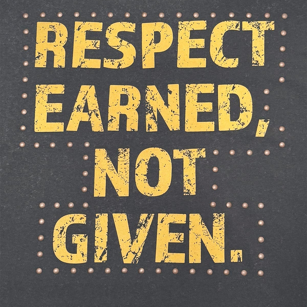 Stray respect earned wide & crop fit tee