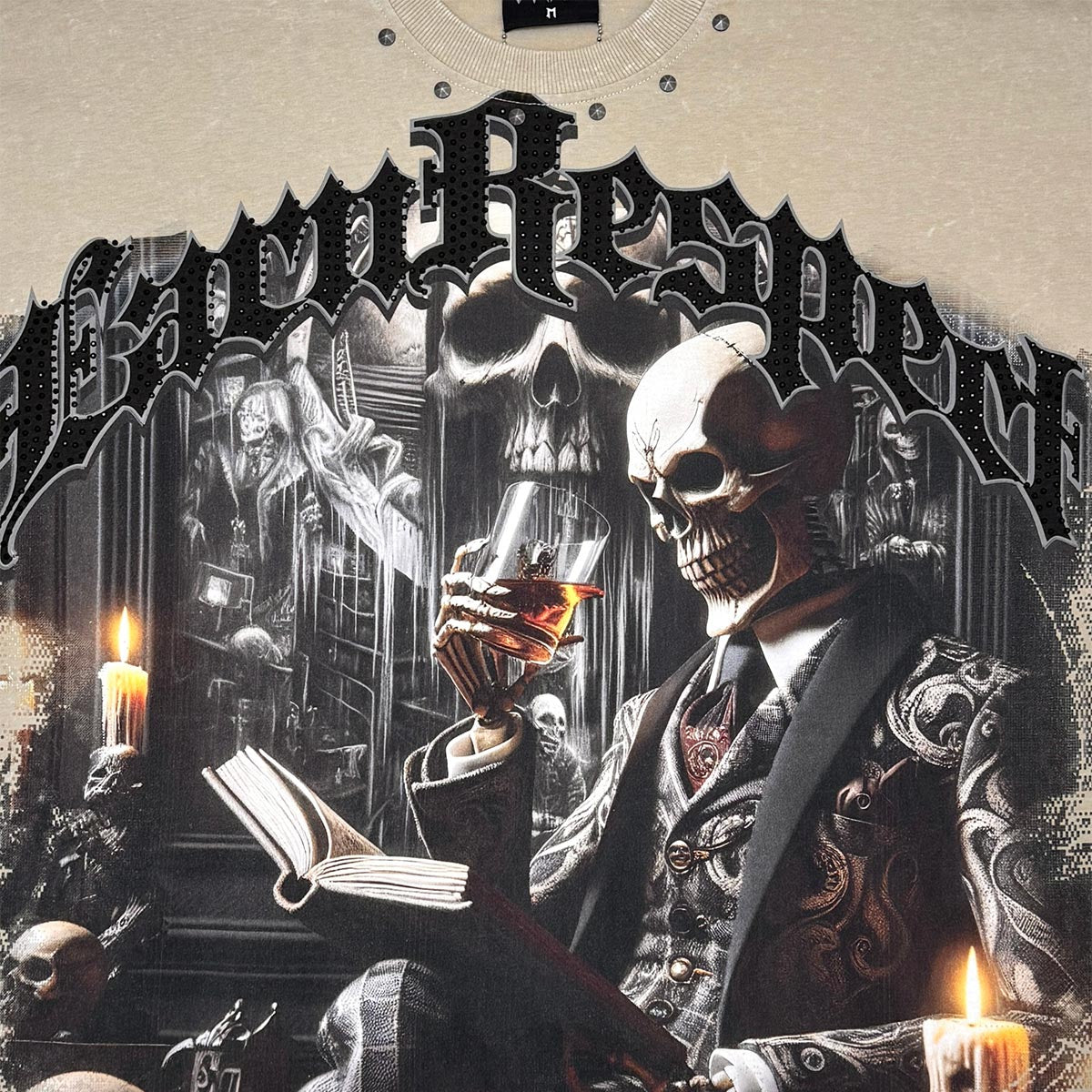 Stray respect earned wide & crop fit tee