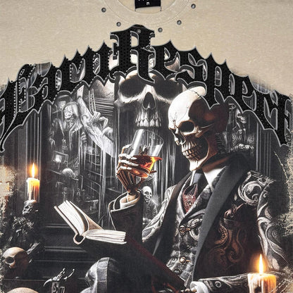 Stray respect earned wide & crop fit tee