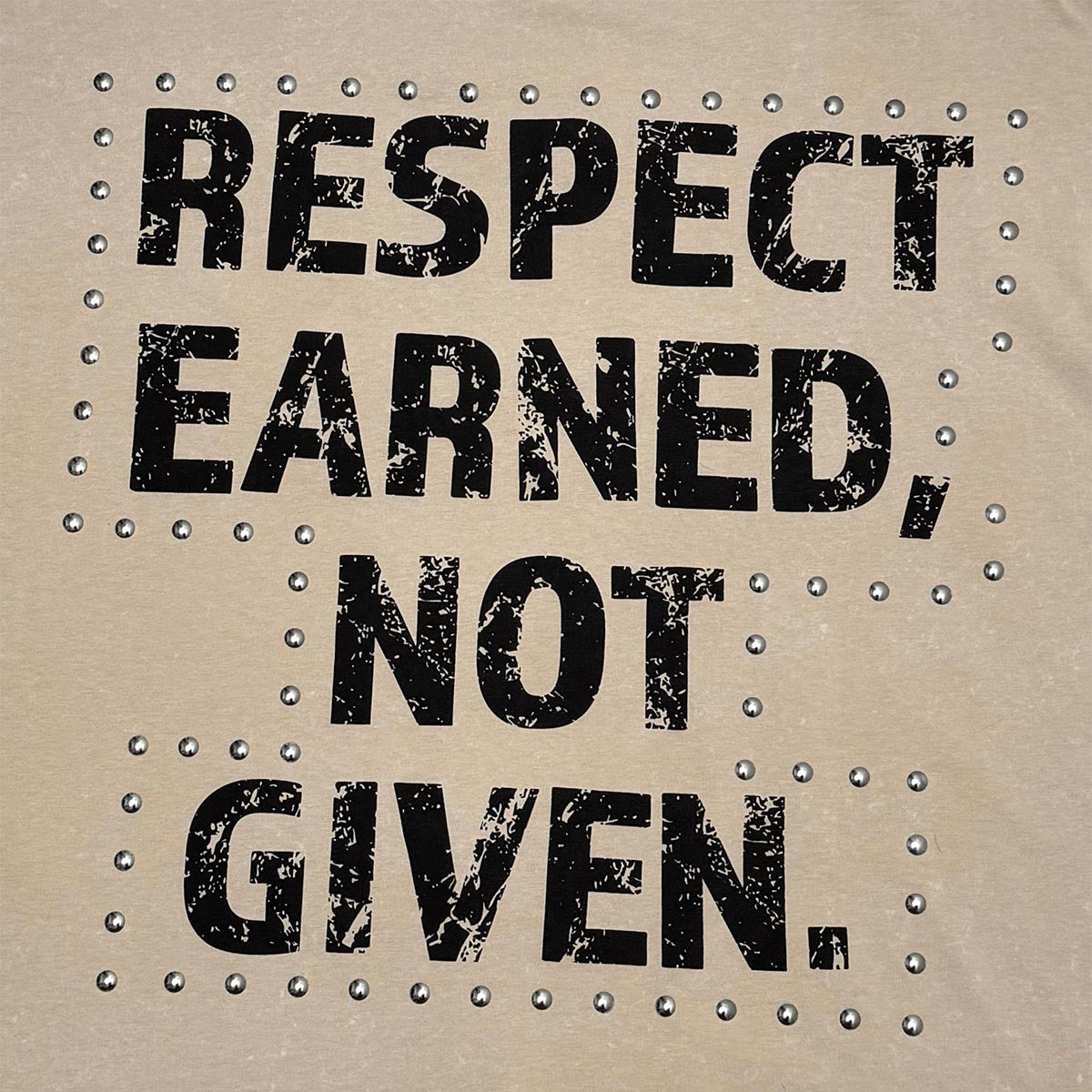 Stray respect earned wide & crop fit tee