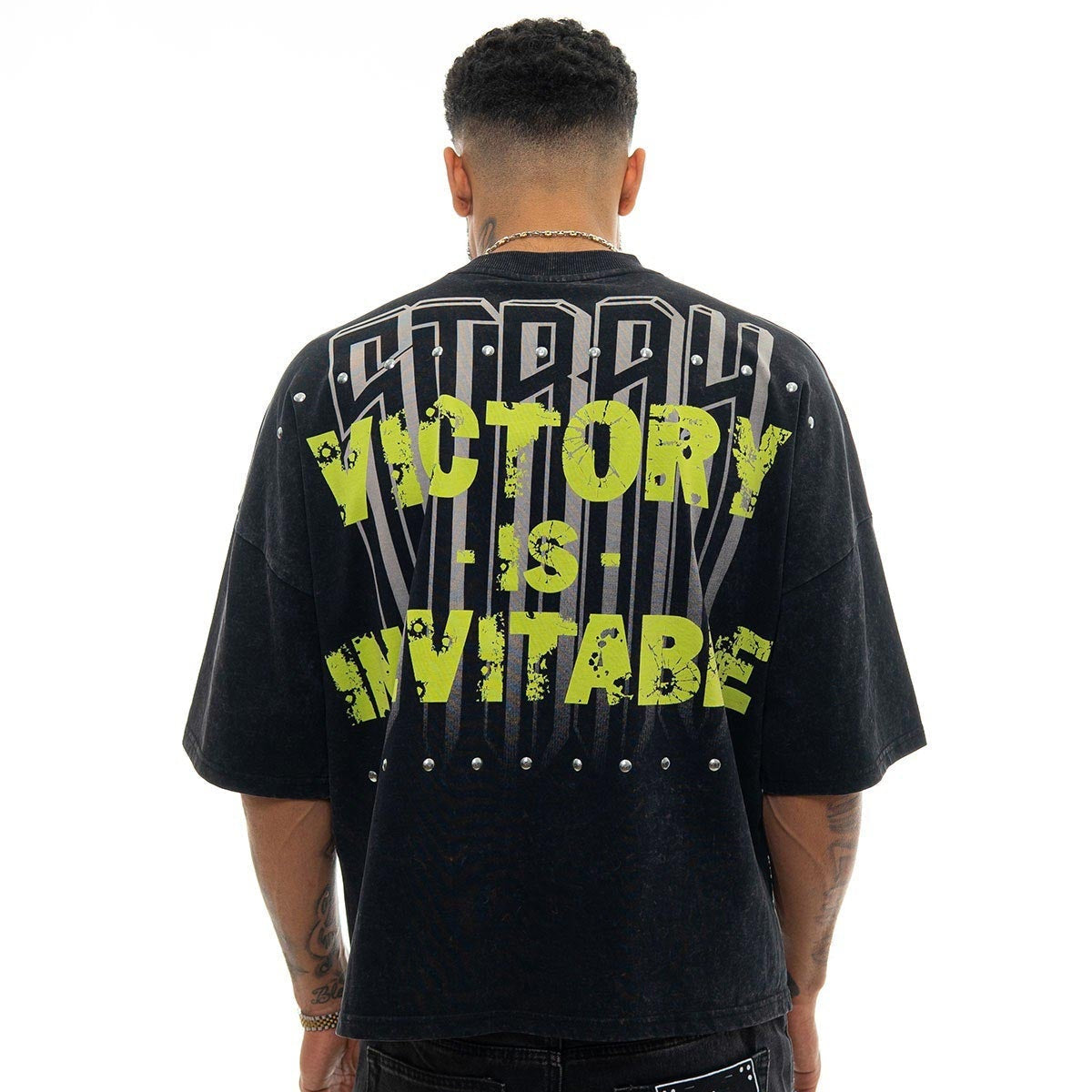 Stray claim victory wide & crop fit tee