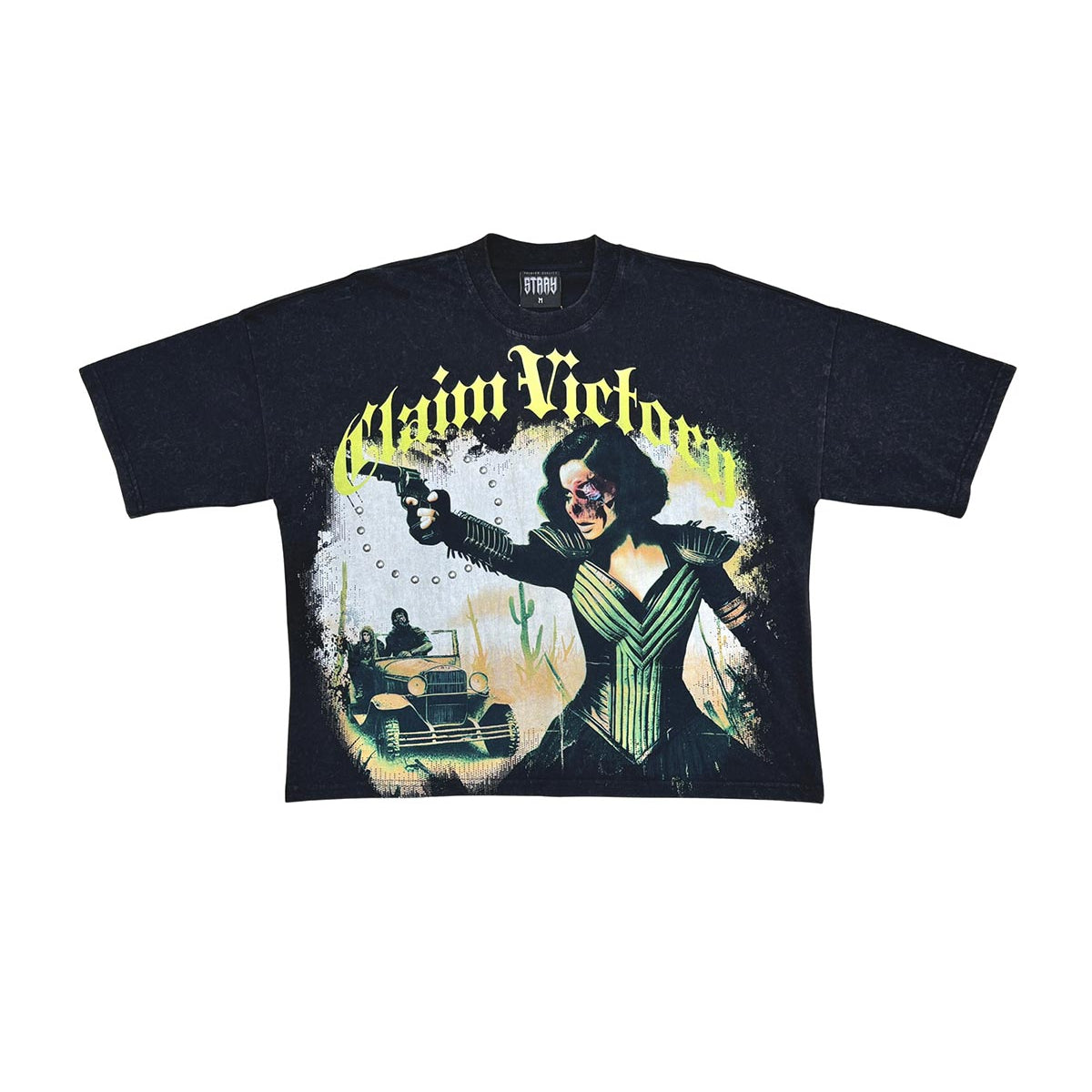Stray claim victory wide & crop fit tee