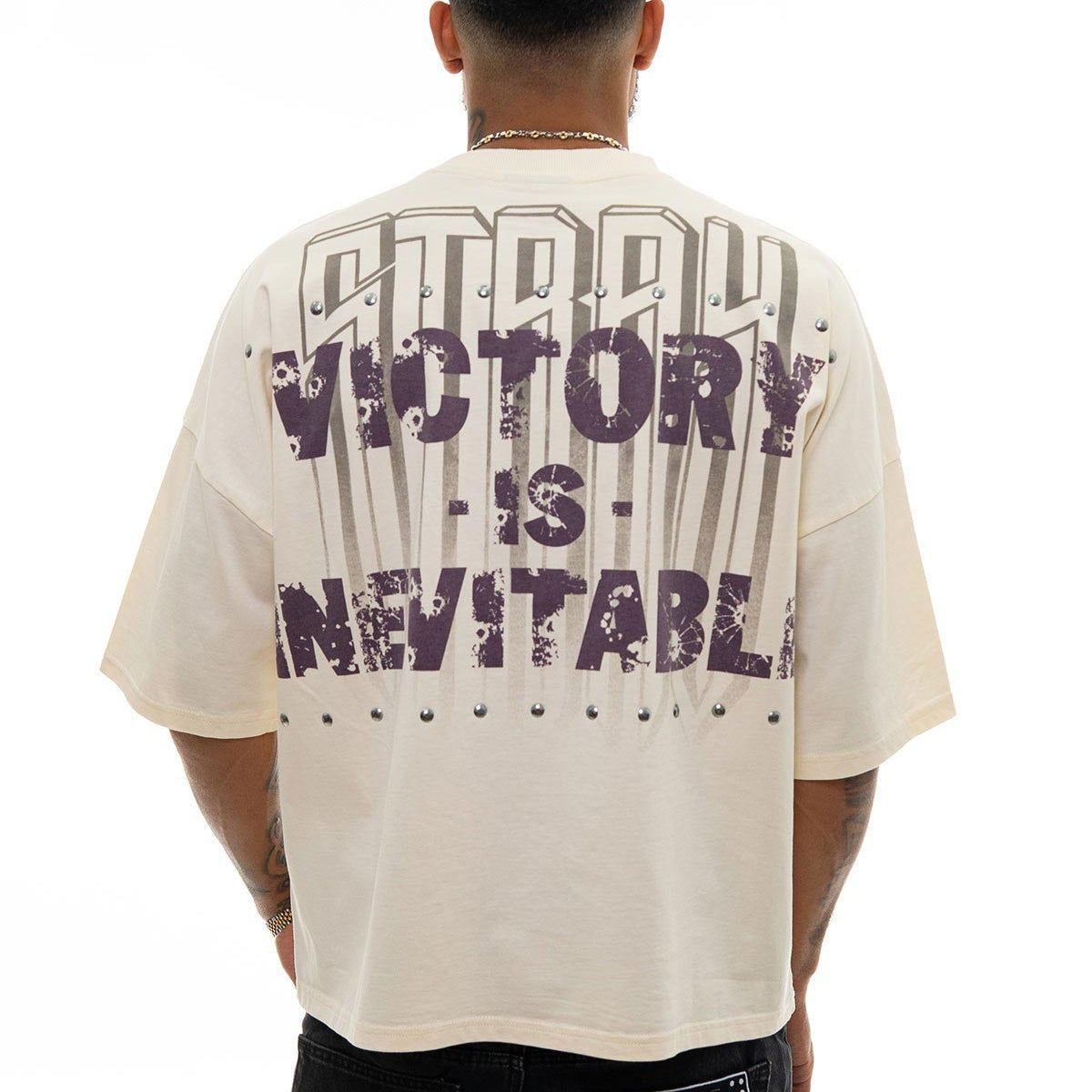 Stray claim victory wide & crop fit tee