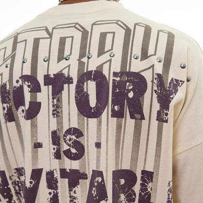 Stray claim victory wide & crop fit tee