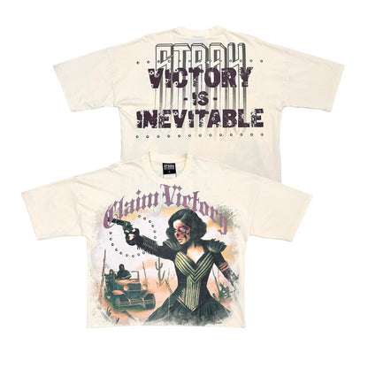 Stray claim victory wide & crop fit tee