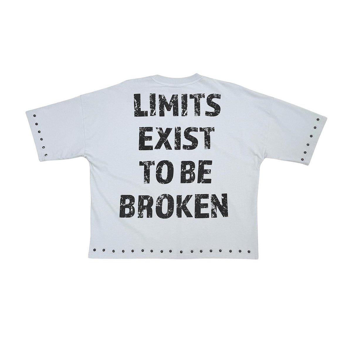 Stray push boundaries wide & crop fit tee