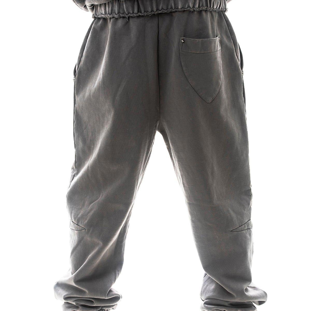 Garment-dyed heavyweight cotton fleece sweatpants
