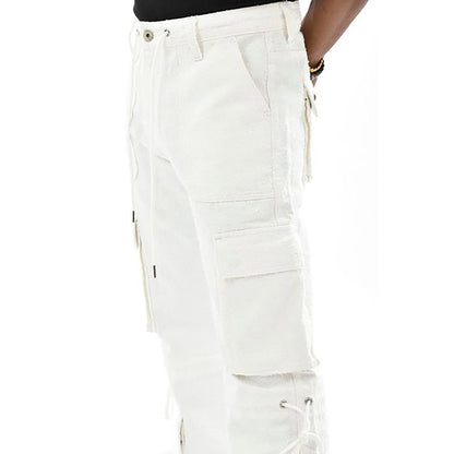Multi cargo fit denim
