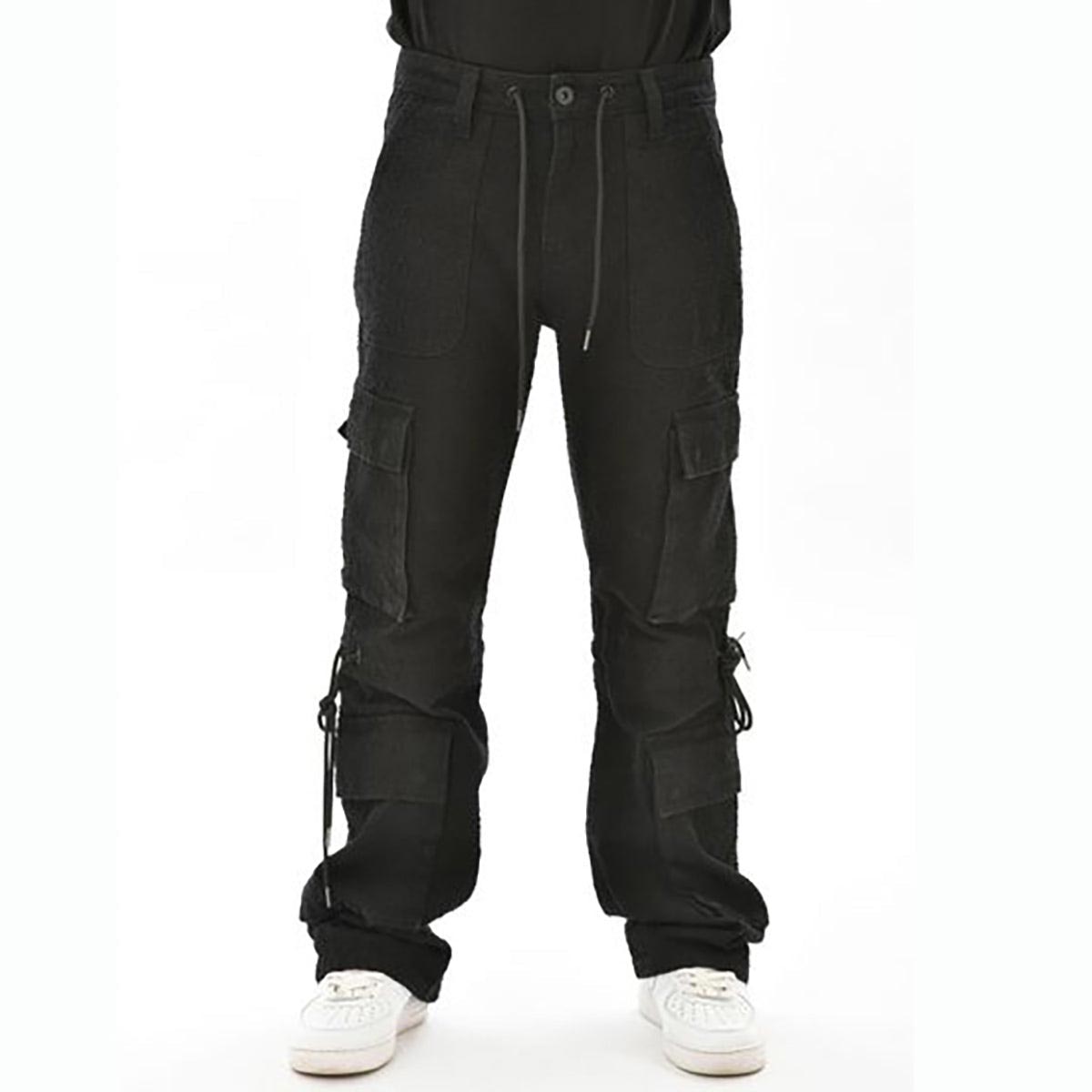 Multi cargo fit denim