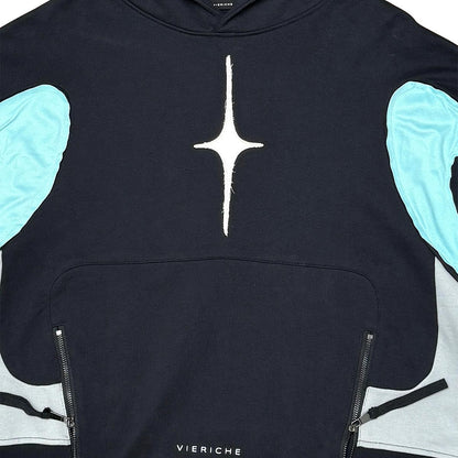 Neopanel cropped hoodie